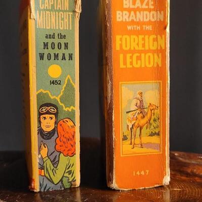 Lot 79: (2) Vintage Militaria The Better Little Books Selections: CAPTAIN MIDNIGHT + FOREIGN LEGION