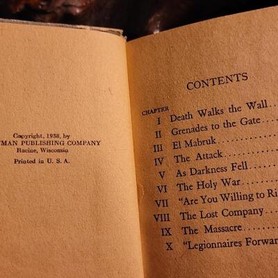 Lot 79: (2) Vintage Militaria The Better Little Books Selections: CAPTAIN MIDNIGHT + FOREIGN LEGION