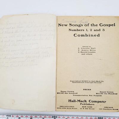 VERY OLD SONGS OF THE GOSPEL COMBINED FOR BULGIN & ROSE (CANVAS BOUND?)