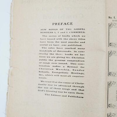 VERY OLD SONGS OF THE GOSPEL COMBINED FOR BULGIN & ROSE (CANVAS BOUND?)