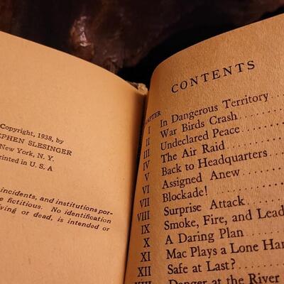 Lot 80: (2) Vintage The Big Little Book Wartime Stories: TAILSPIN TOMMY + MAC OF THE MARINES