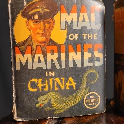 Lot 80: (2) Vintage The Big Little Book Wartime Stories: TAILSPIN TOMMY + MAC OF THE MARINES
