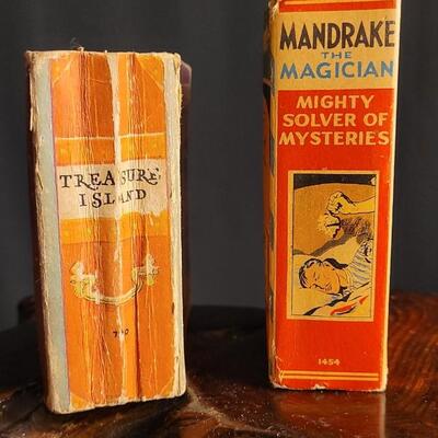 Lot 81: (2) Vintage Adventure Books: MANDRAKE + ADVENTURE ISLAND