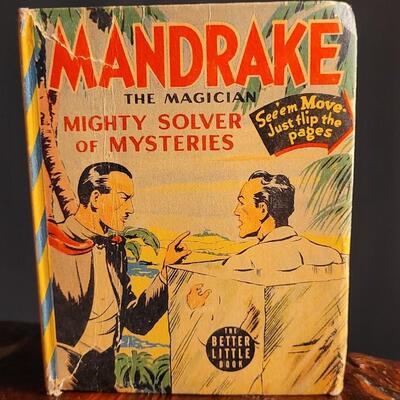 Lot 81: (2) Vintage Adventure Books: MANDRAKE + ADVENTURE ISLAND