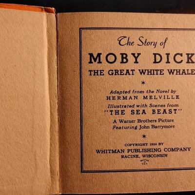 Lot 82: Vintage 1934 MOBY DICK by The Big Little Book Co.