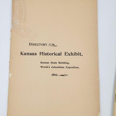3 PC KANSAS & SHAWNEE COUNTY HISTORICAL BUNDLE