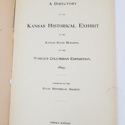 3 PC KANSAS & SHAWNEE COUNTY HISTORICAL BUNDLE