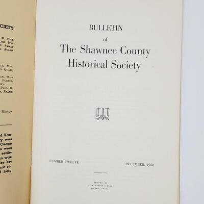 3 PC KANSAS & SHAWNEE COUNTY HISTORICAL BUNDLE