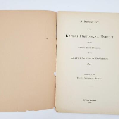 3 PC KANSAS & SHAWNEE COUNTY HISTORICAL BUNDLE