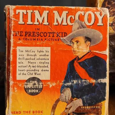 Lot 83: (2) Vintage Hardback Western The Big Little Book Stories: TIM MCCOY + TOM MIX