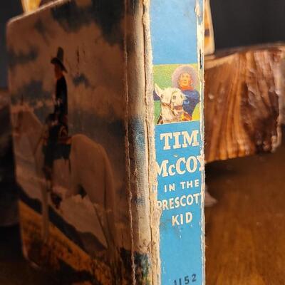 Lot 83: (2) Vintage Hardback Western The Big Little Book Stories: TIM MCCOY + TOM MIX
