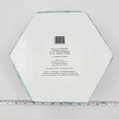 SAKURA "BREAKING THE ICE" DESSERT/ SALAD PLATE 4 SET