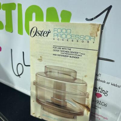 Food processor and Blender