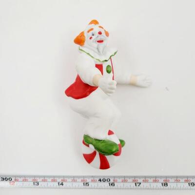 HOLIDAY PEPPERMINT THE CLOWN ORNAMENT