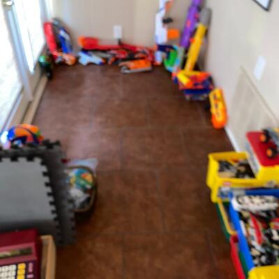 Toys, games kids playroom rug, toddler car seats, and more toys!