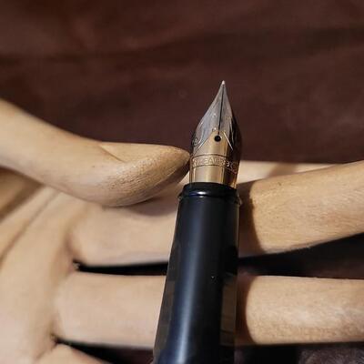 Lot 86: Vintage SCHEAFFER'S Fountain Pen Chrome Case w/ Gold Trim