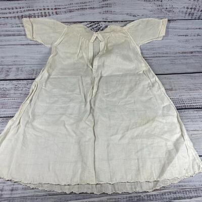 Vintage Homemade White Christening Baby Dress Gown