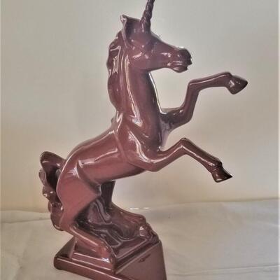 Lot #128  Mid-Century Reared Unicorn figure - Jaru, 1979