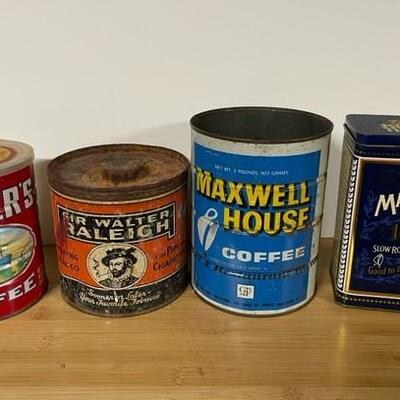 Vintage Collectible Tins