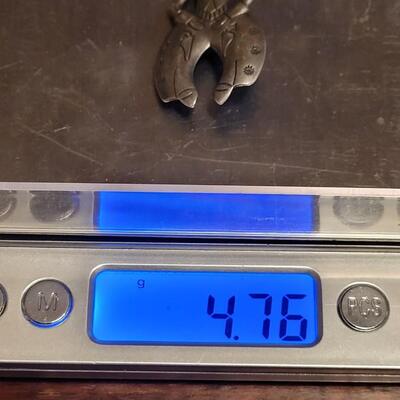 Lot 92: Vintage 1940's Bell Trading Post Cowboy Brooch