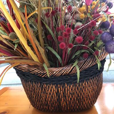 Large Harvest Floral Arrangement with Basket (DR - KM)