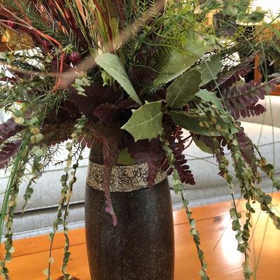 Green Vase Floral Arrangement (DR - KM)