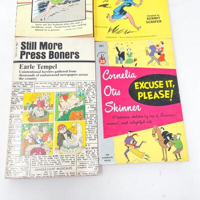 VINTAGE â€BLOOPERâ€ COMEDY BOOK BUNDLE