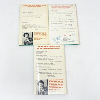 VINTAGE â€œDEARâ€¦â€ REAL-LIFE LETTERS BOOK BUNDLE #2 - JULIET LOWELL