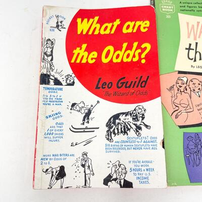 VINTAGE â€œWHAT ARE THE ODDS?â€ BY LEO GUILD BOOK BUNDLE