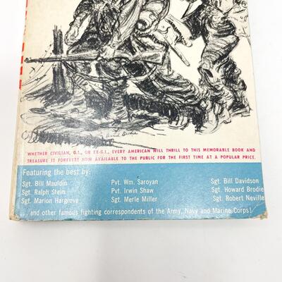 1955 â€œHIGHLIGHTS FROM YANKâ€ PAPERBACK BOOK - STORIES AND SKETCHES FROM WW2 VETERANS