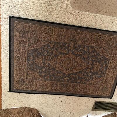 Allen Roth Curtains and Door Rug (LR - KM)