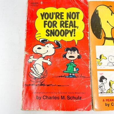 VINTAGE PEANUTS CARTOON BOOK BUNDLE #3