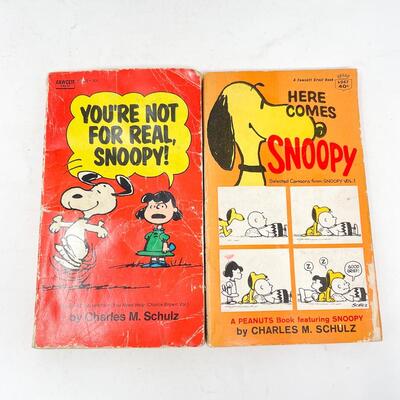 VINTAGE PEANUTS CARTOON BOOK BUNDLE #3
