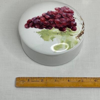 Box with lid, large and small trinket boxes, dish, new wash cloth bunny
