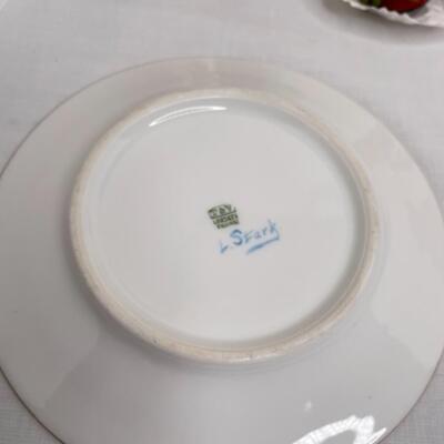 Assorted Plates and faux petit fours and sweets