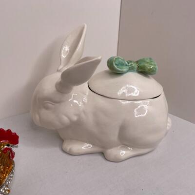 Ceramic Bunnies, Carott, Rooster Cookie Cutter
