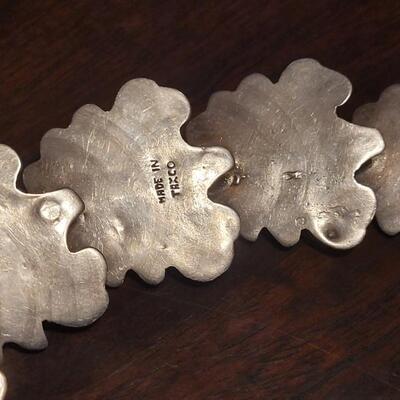 Lot 99: Vintage Pre-1948 TAXCO Sterling Necklace, Bracelet & Earrings Set