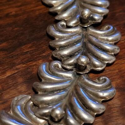 Lot 99: Vintage Pre-1948 TAXCO Sterling Necklace, Bracelet & Earrings Set