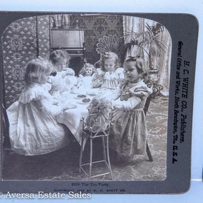 STEREOVIEW - HAVING A TEA PARTY