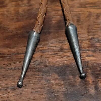Lot 106: Vintage Sterling Inlaid Bolo Tie
