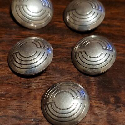 Lot 114: Vintage Sterling Buttons