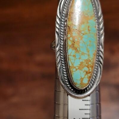 Lot 117: Vintage Navajo Royston Turquoise Ring