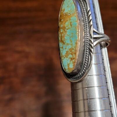 Lot 117: Vintage Navajo Royston Turquoise Ring