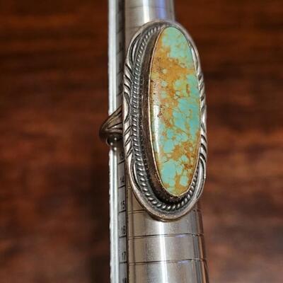 Lot 117: Vintage Navajo Royston Turquoise Ring