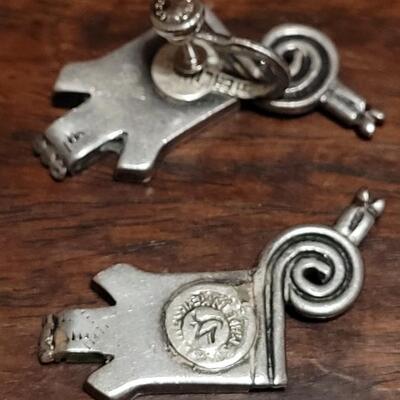 Lot 119: WILLIAM SPRATLING Taxco Earrings