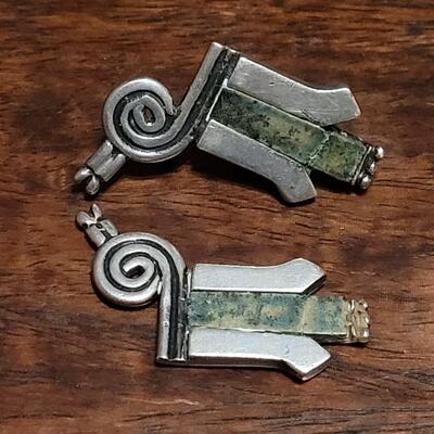 Lot 119: WILLIAM SPRATLING Taxco Earrings