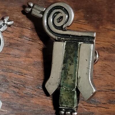 Lot 119: WILLIAM SPRATLING Taxco Earrings
