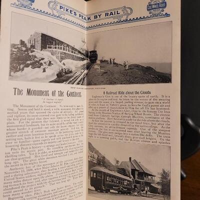 Lot 122: Assortment of Antique PIKES PEAK Colorado Travel Brochures