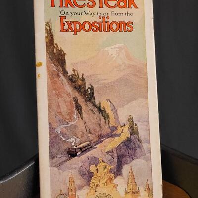 Lot 122: Assortment of Antique PIKES PEAK Colorado Travel Brochures