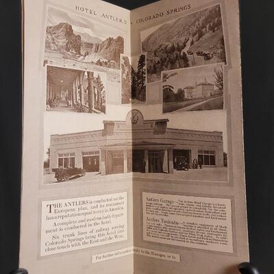 Lot 123: (2) Antique PIKES PLACE Colorado Advertising Brochures